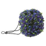 Artificial Plant Flower Ball Light with Solar Power for Outdoor Lighting Flowering Plants