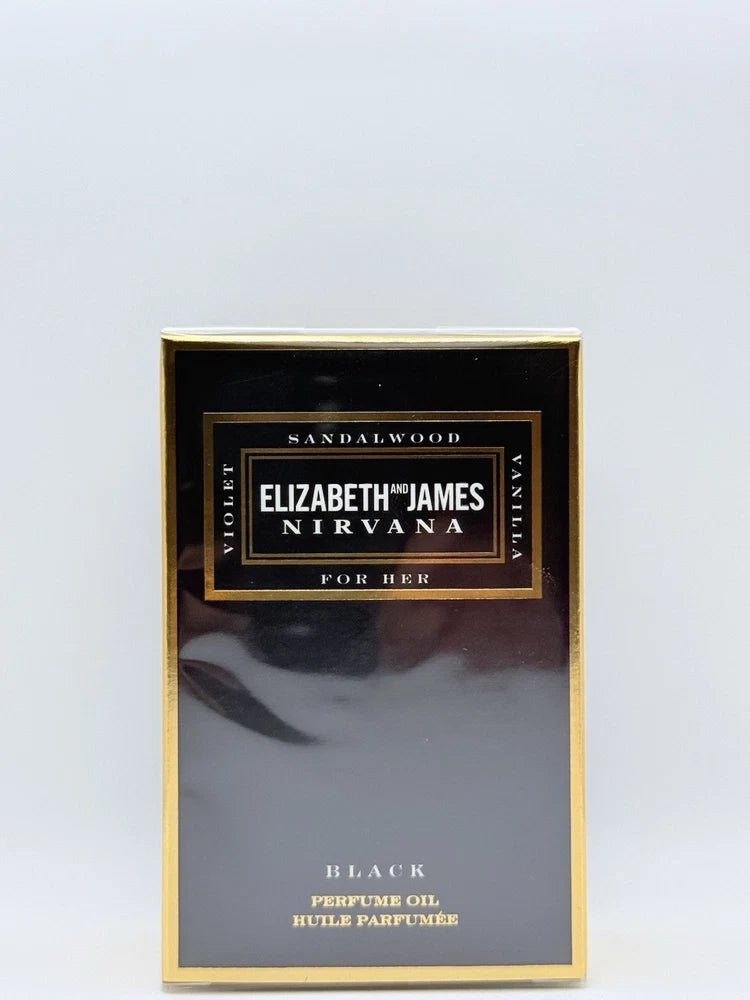 Elizabeth and James Nirvana Black 0.47oz/14ml Perfume Oil For Women NIB SEALED EDP