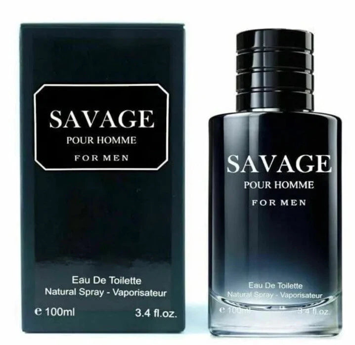 Savage 100 ml 3.4 oz High Quality Impression Cologne EDT Spray for Men EDT