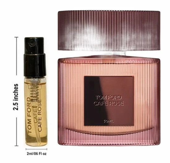 TOM FORD CafŽ Rose Eau de Parfum Sample / Travel .05 Fl oz 1.5ML NEW - FREE SHIP EDP