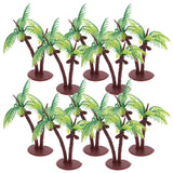 36 Pcs Miniature Plants Trees for Crafts Imitation Dollhouse Scenery Supplies Green Plant