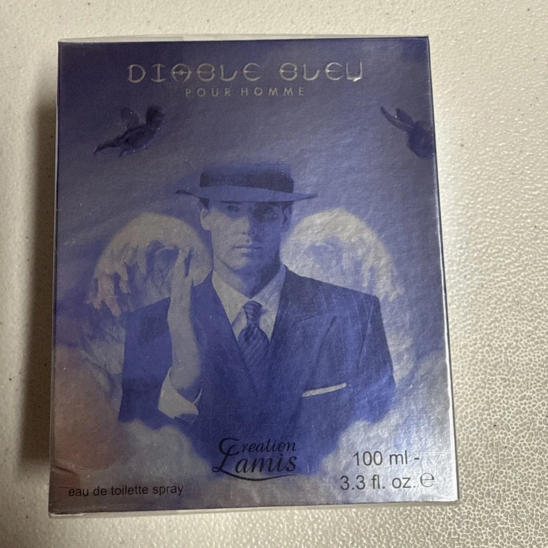 DIABLE BLEU by Creation Lamis 3.4 / 3.3 Oz EDT Spray for Men * NEW IN BOX * EDT