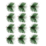 24PCS Artificial Pine Tree Branches Christmas Greenery Christmas Greenery Picks Green Plant