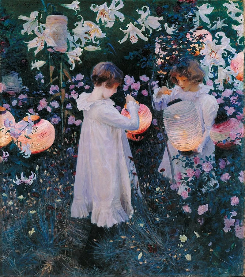 John Sargent Carnation Lily Rose 1885-1886 17"x 22" Archival Art Print Carnation