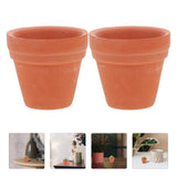 12 Pcs Garden Succulent Pots Tiny Ceramic Cactus Planter Miniature Flower Garden Plants