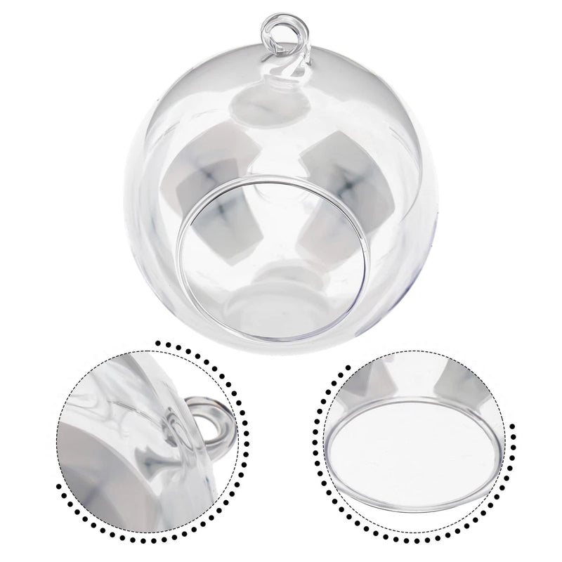 Hanging Glass Ball Home Garden Succulent Tealights Celebration Wedding Garden Plants