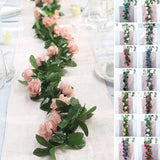 6 feet 3D Chain GARLAND SILK ROSES Wedding FLOWERS Bouquets Party Home Decor Bouquet