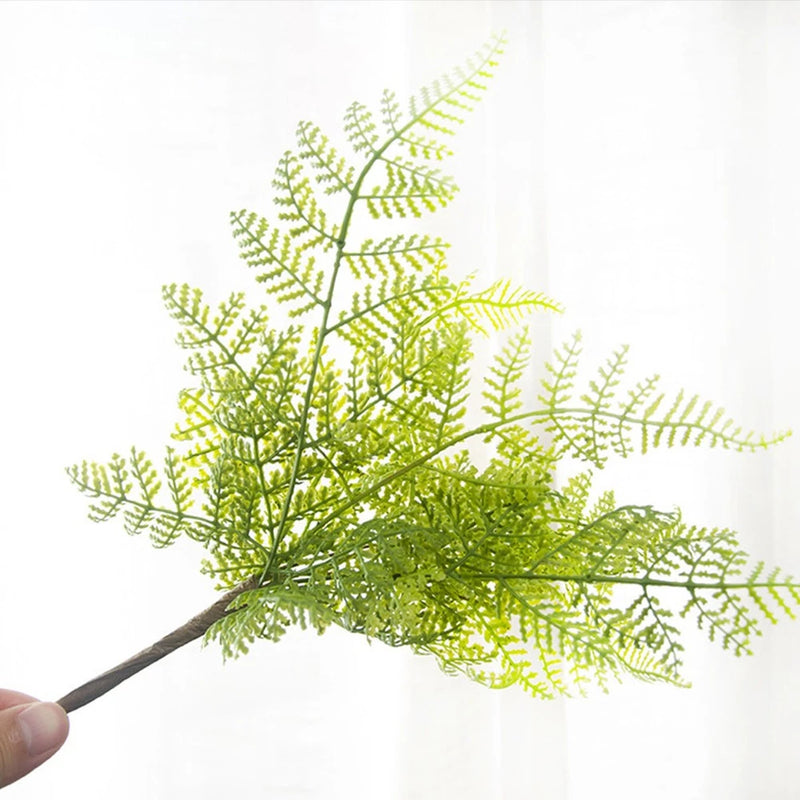 2 Pcs Fern Decoration Living Room Artificial Ferns That Look Real Green Plant
