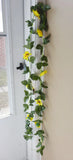 2 Pcs (90" each) Sunflower Vines Artificial Flowers Garland Home Wedding Decora Sunflower