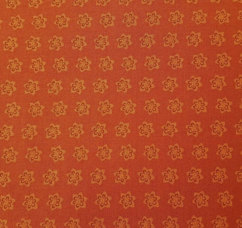 Getting to Know Hue BTY Nancy Rink Marcus Brothers Tonal Rust Floral Flowering Plants