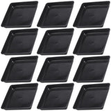 15 Pcs Square Plant Tray Plastic Plant Pot Saucer Drip Tray for Gardening Garden Plants