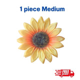 sunflower hair clip, medium hair clip, women hair accessory, gift Sunflower