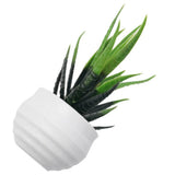 1*14*8cm, 13*11cm Aloe, Plastic Flower Artificial Potted Plant For Home, Office Green Plant