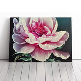 Dazzling Peony Flower Canvas Wall Art Print Framed Picture Decor Living Room Peony