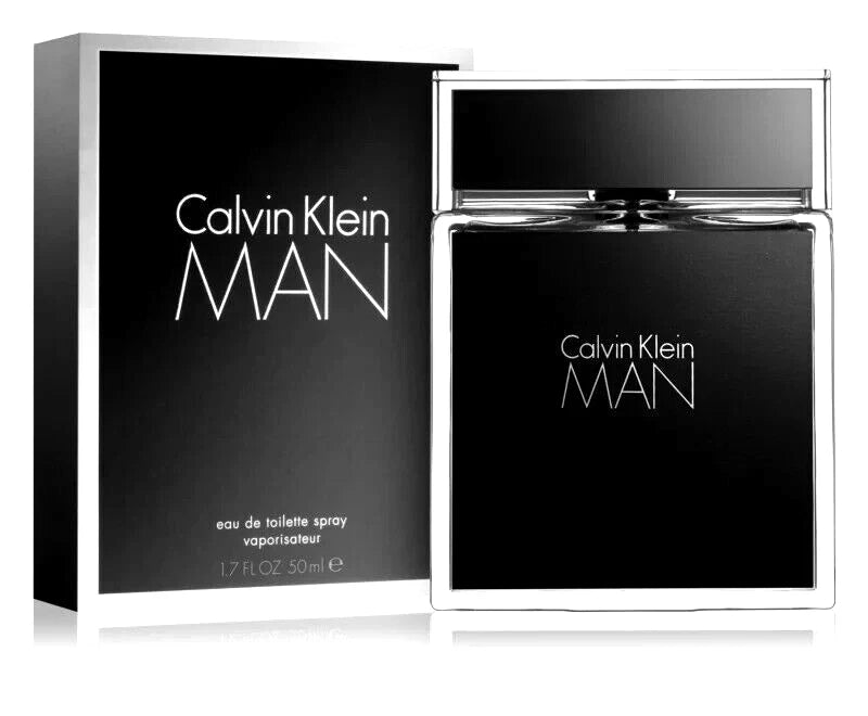 RARE! Calvin Klein Man Eau De Toilette for Men Spray 50 ml. France. New in Box EDT