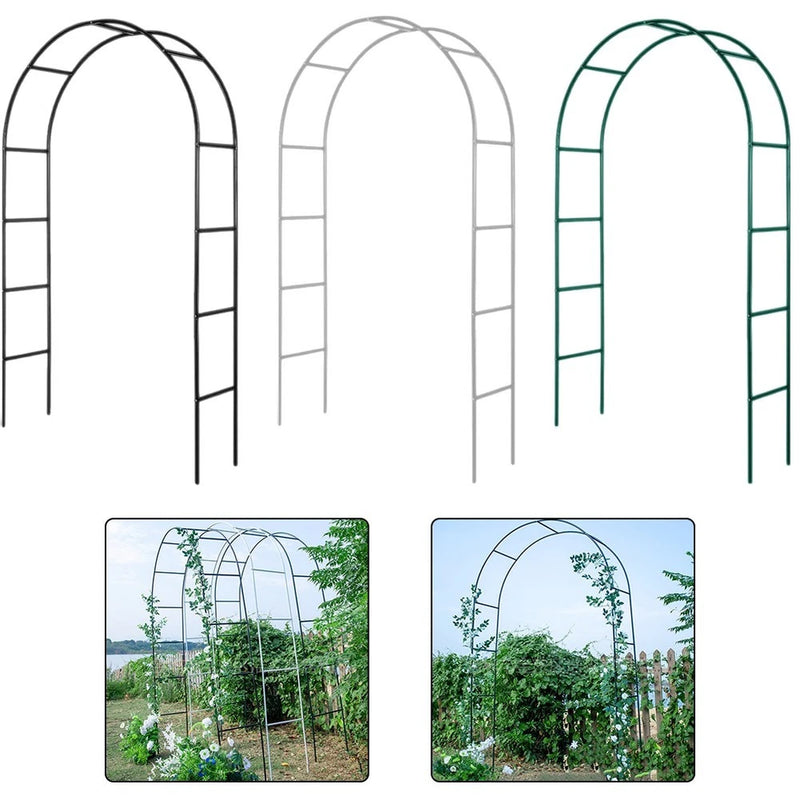 240 cm Metal Garden Arch for Climbing For Plants and Elegant Garden Decor Garden Plants