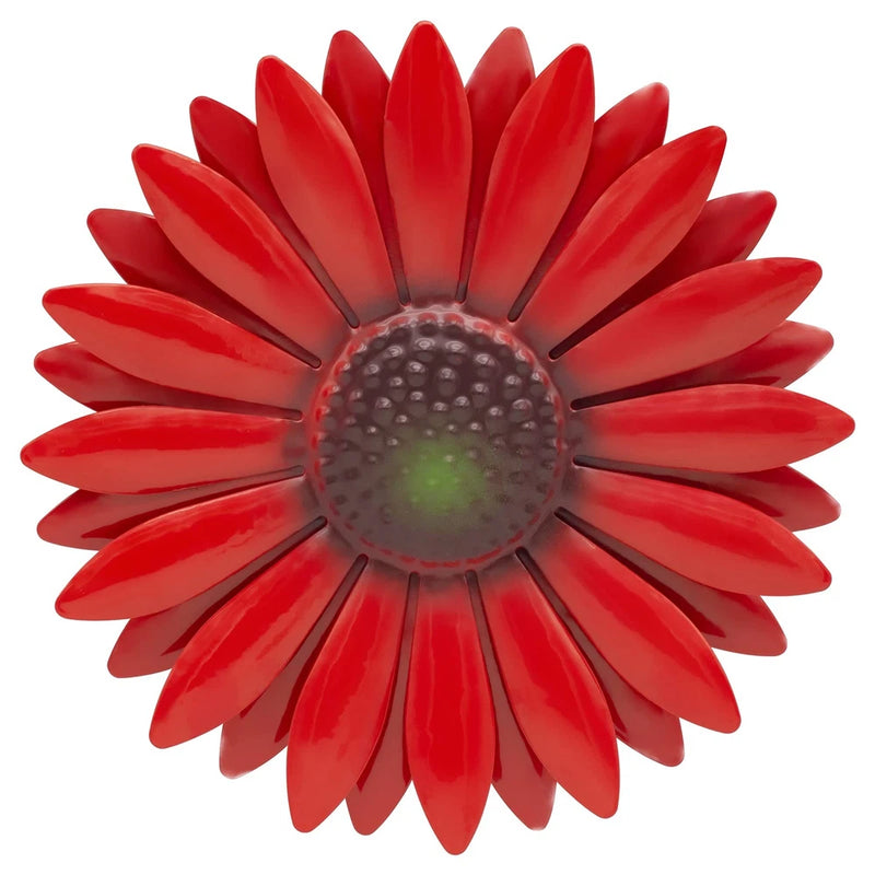 EASICUTI Red Sunflower Metal Flowers Wall Decor 6"L x 6"W, Red-2 Sunflower