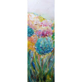 Tall Vertical Painting Bees Butterflies Spring Hydrangeas Original Painting Hydrangea