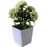 Elegant Fake Flower Display for Home Office Study Tabletop Indoor Decoration Green Plant