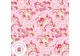 POSIE TW09P Pink Floral Paisley TANYA WHELAN Quilt Fabric SHABBY CHIC Flowering Plants