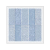 Light Blue JELLY ROLL: 20) 2 1/2" x 44" Strips, 100% Cotton Fabric - Dups Flowering Plants