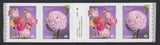 GUTTER strip of 4 stamps = RANUNCULUS and PERSIAN BUTTERCUP Canada 2023 MNH Ranunculus