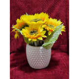 5 Heads Artificial Sunflower Fake Silk Flowers Bouquet Wedding Home Party Decor Sunflower
