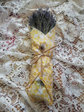 Dried Lavender Bundles, Wrapped In Bee Design Tissue Paper, Provence France Dried Flower
