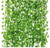 plants Green Silk Wall Hanging Vine home wallRattan String garden decor bedroom Green Plant