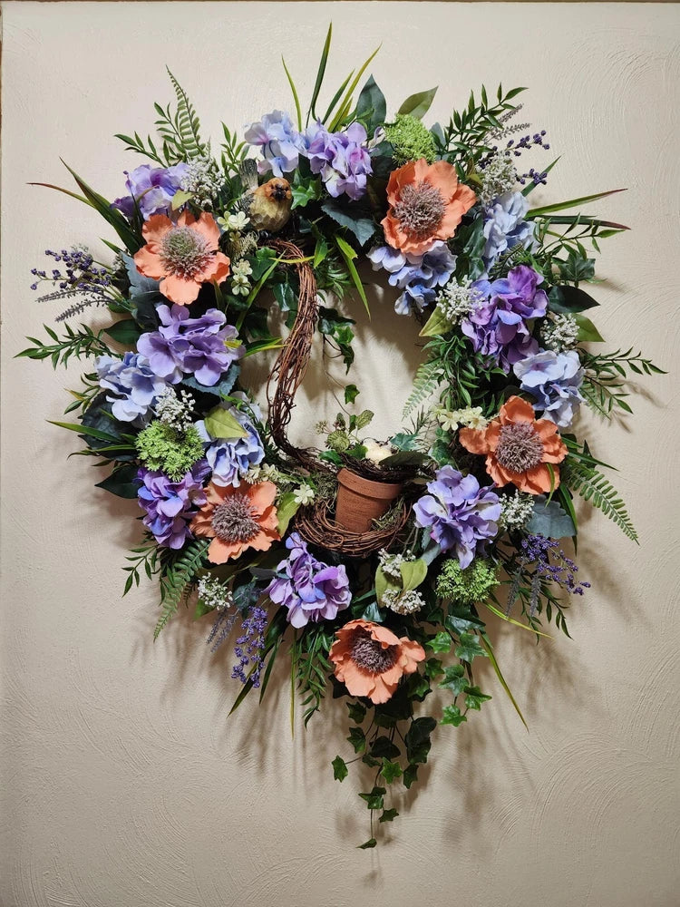 Enchanted Garden Wreath Peony