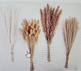 Natural Dried Pampas Grass Bouquet 50-80pcs Boho Home Decor Wedding DIY Vase new Dried Flower