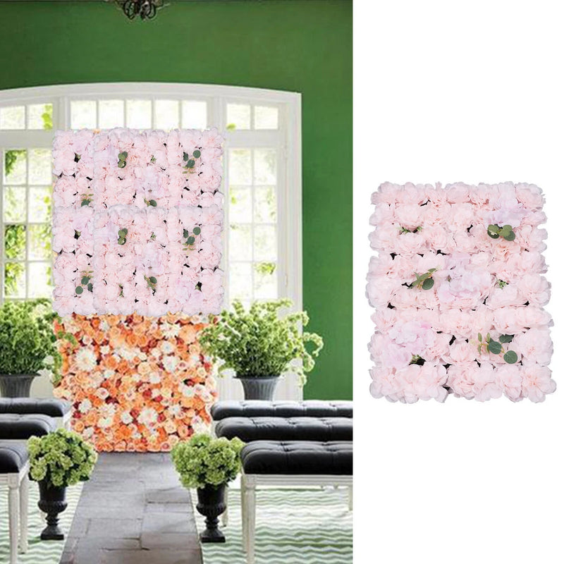 6 PCS 3D Panel Hydrangea Flower Photo Wall Decoration For Wedding Party 24"x16" Hydrangea