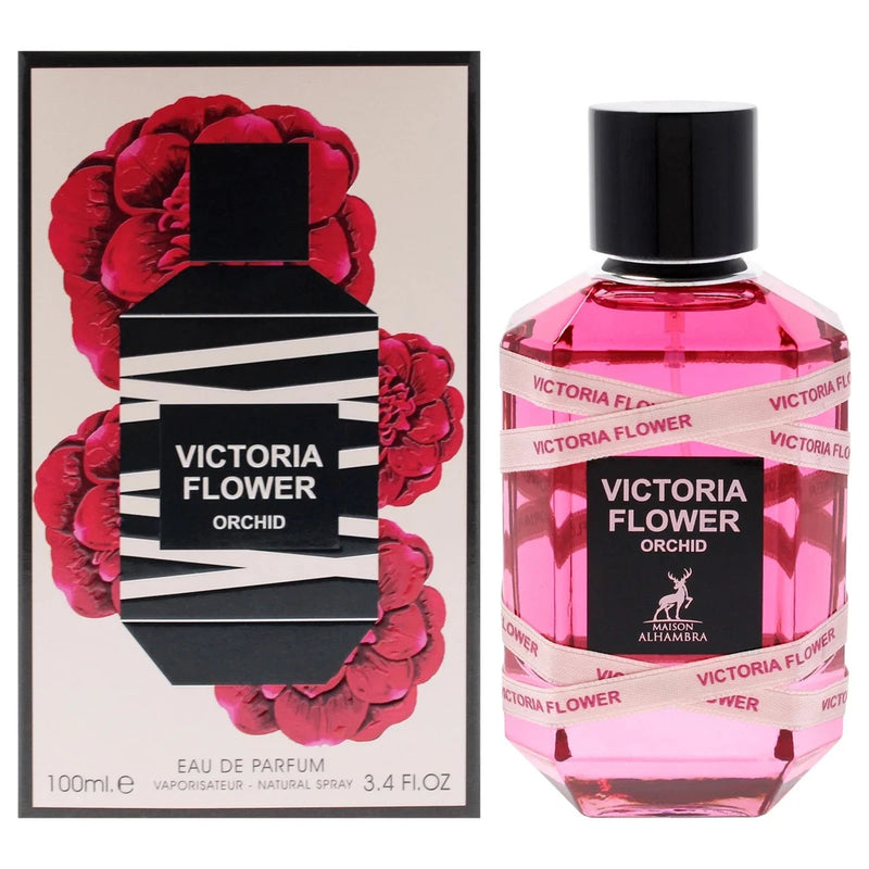 Victoria Flower - Orchid by Maison Alhambra for Women - 3.4 oz EDP Spray EDP