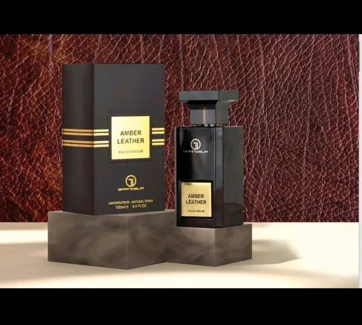 GRANDEUR AMBER LEATHER EDP 100ML FOR MEN(Free Shipping) EDP
