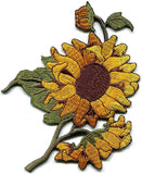 Sunflower Embroidery Patches, Iron on Patch Applique Sunflower