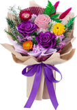Forever Flowers Gifts for Her, Valentines Day Preserved Flowers Bouquet Birthday Bouquet
