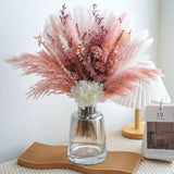Natural Dried Pampas Grass Bouquet, Pink Flower Arrangements, Boho Home Decor... Pampas Grass