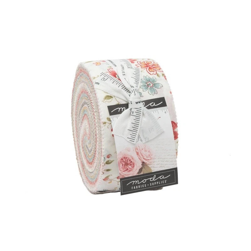JELLY ROLL FABRIC | Promenade By 3 Sisters Moda Jelly Roll Fabric | Quilt Fabric Flowering Plants