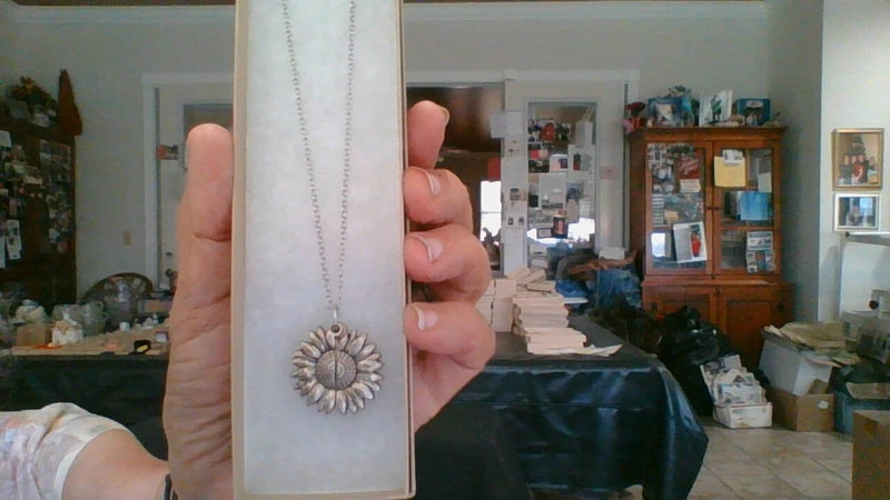Sunflower You Are My Sunshine Flower Necklace Sunflower