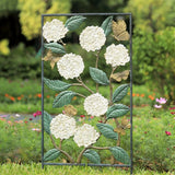 Decorative Aluminum Hydrangea Flowers and Butterfly Trellis For Home Decor Hydrangea