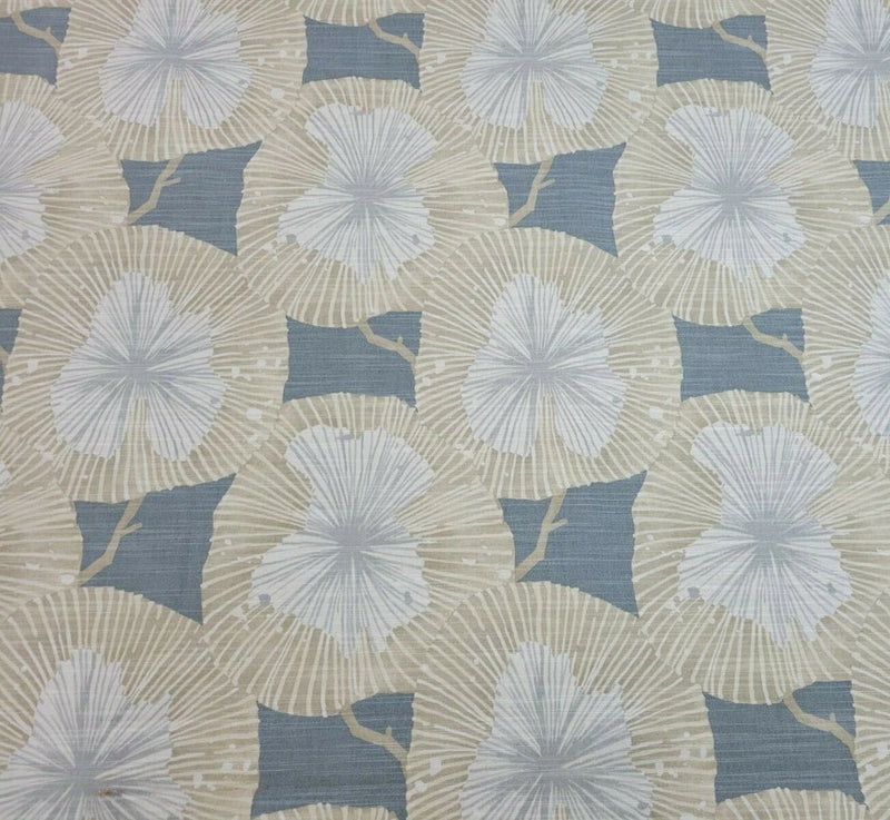 Mirabel in Vapor BTY 54" Wide Richloom 100% Cotton Slub Duck Flowering Plants