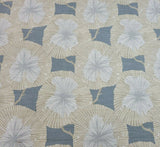 Mirabel in Vapor BTY 54" Wide Richloom 100% Cotton Slub Duck Flowering Plants