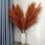 Premium Faux Pampas Grass Decor Tall & Fluffy, No Assembly Needed Long Pampas... Pampas Grass