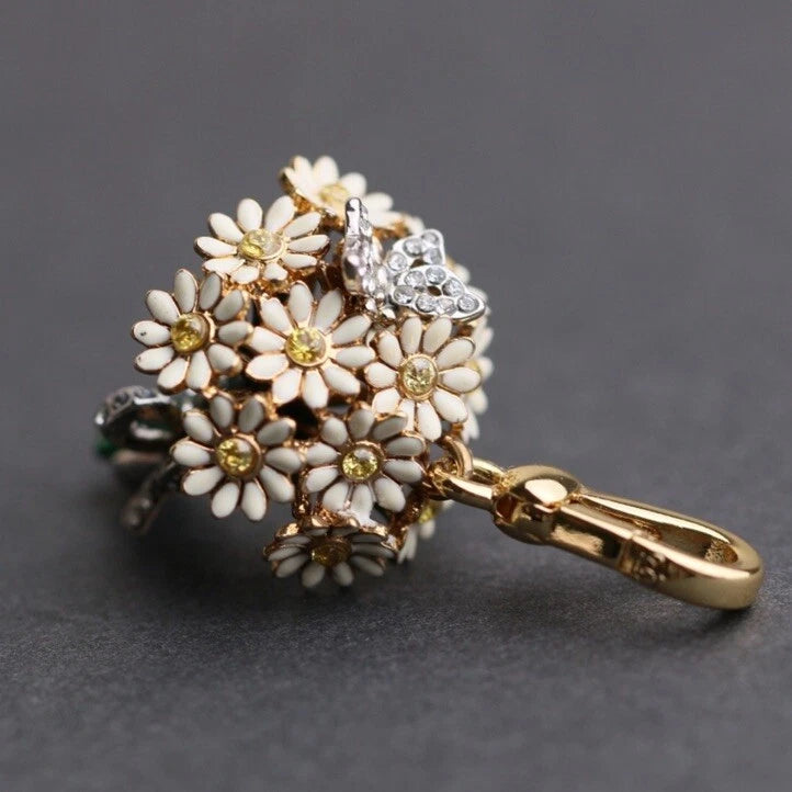 Juicy Couture Daisy Flower Bouquet and Butterfly Charm Daisies