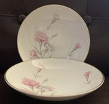 Set of 2 Royal Court Carnation Fruit Bowls 5 1/2Ó Japan Carnation