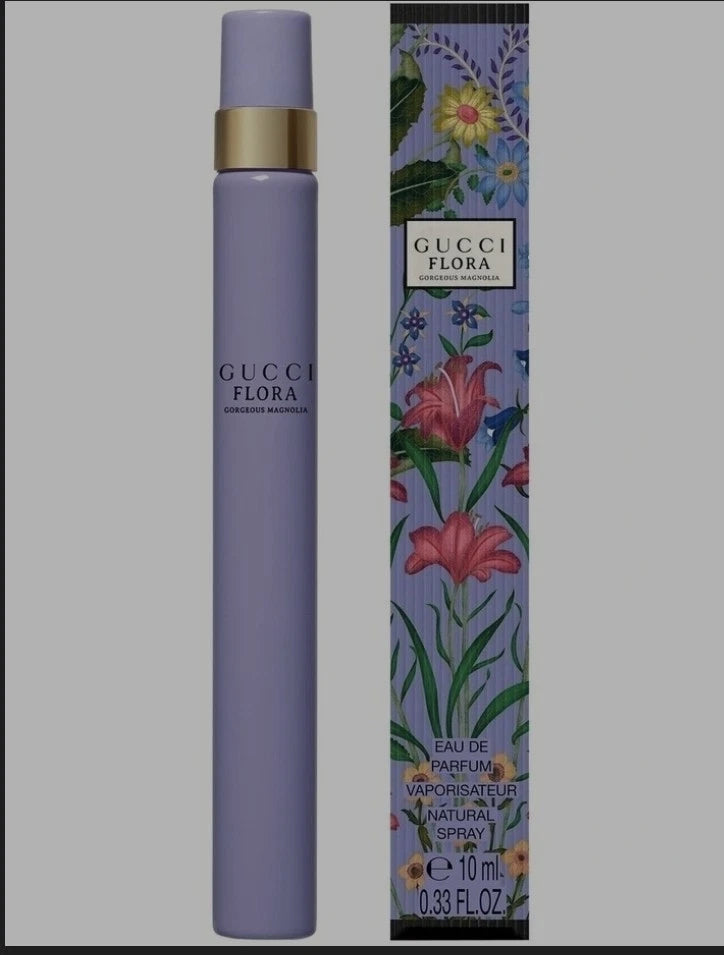 Gucci Flora Gorgeous Magnolia EDP Travel Size Spray 10ml New In Box EDP