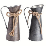 Milk Jug Vase Vintage with Handle Plants Pot for Garden Home Living Room Garden Plants