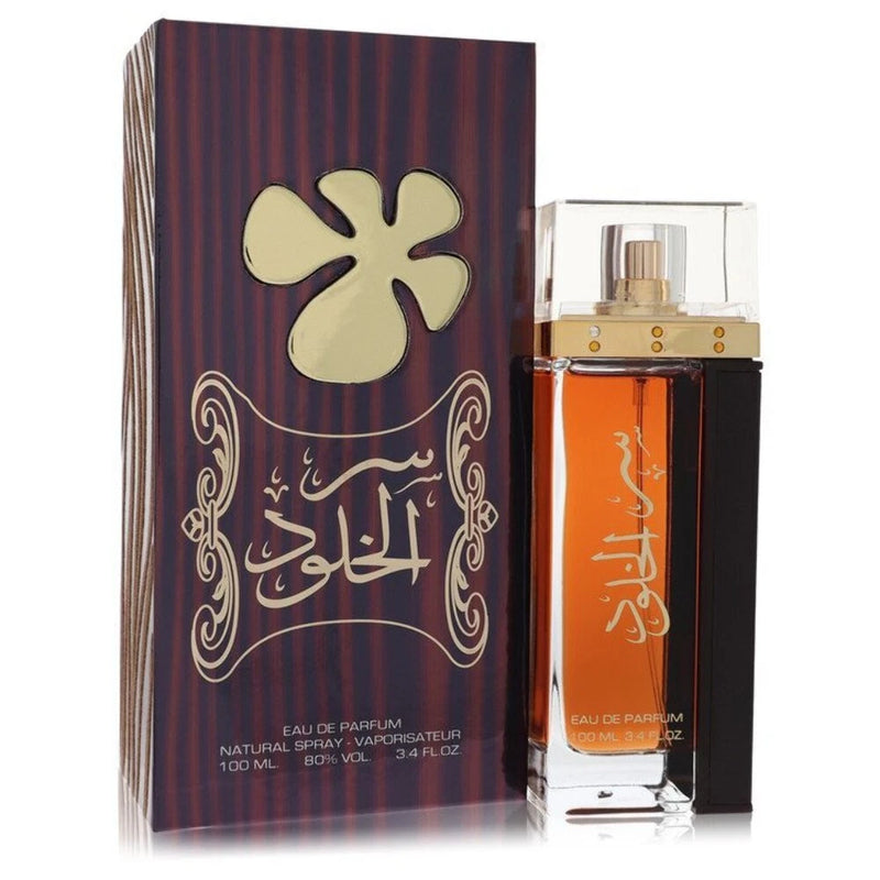 Lattafa Ser Al Khulood by Lattafa Eau De Parfum Spray (Unisex) 3.4 oz (Men) EDP