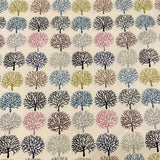 1/2 Yard Alexander Henry Ghastlie Orchard in Tinted Multi Cotton Fabric Flowering Plants