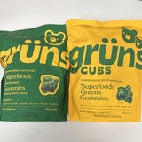 grŸns Superfoods Greens Gummies Vegan Gluten-Free Adult 224 & Kids 168 Gummies Green Plant